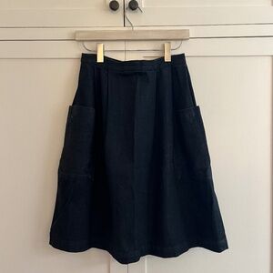 UNIQLO Jean Midi Skirt